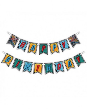Superhero Comic Multi-Use Happy Birthday or Welcome Baby Shower Party ...