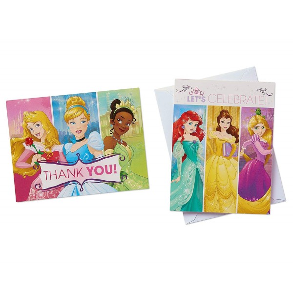 Disney Princess Invite & Thank You Combo Pack (8 Count) - CM12I81N2M7