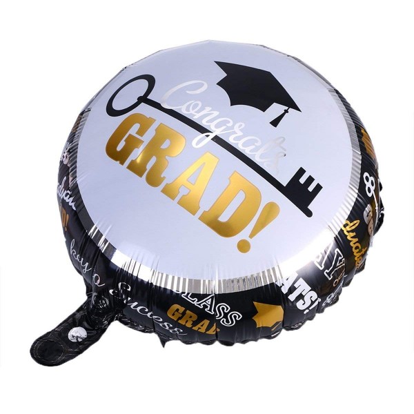 Graduation Caps Balloons Grad Party Balloons Jumbo Aluminum Foil ...