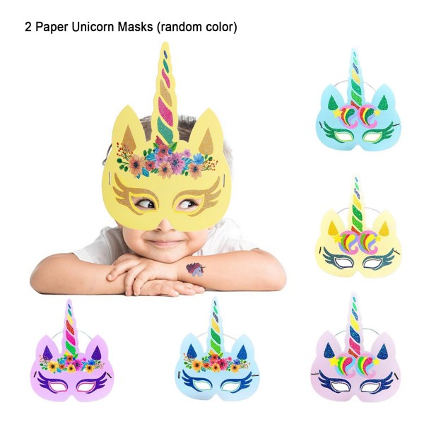 unicorn cake topper gold unicorn horn ear eyelash wing mask cake