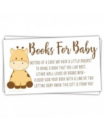 Giraffe Books Shower Request Cards