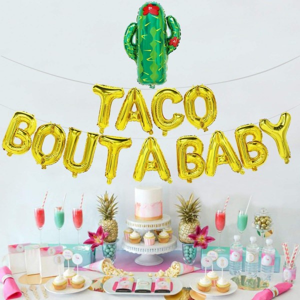 Taco Bout A Party Foil Balloons - 16