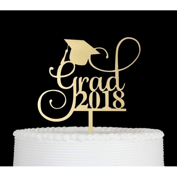 Grad 2018 Cake Topper -Graduation Cake Topper-Grad Party Decorations ...