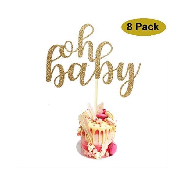 8 Pack Oh Baby Cake Topper Oh Baby Shower Cake Topper Decorations