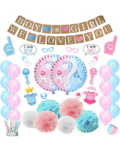 Gender Reveal Party Decorations Boy or Girl Gender Reveal Balloons ...