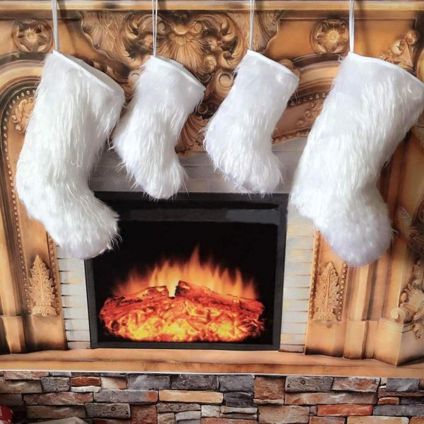 LAVAY Christmas Fireplace Stockings Decorations