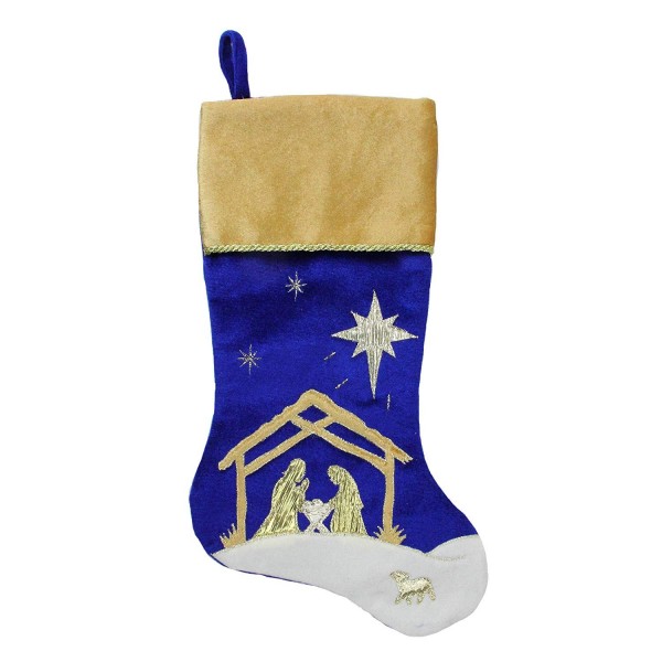 Northlight Nativity Scene Christmas Stocking