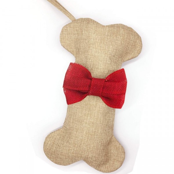 Malier Christmas Stocking Natural Hanging