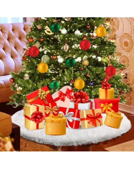 christmas tree plush skirt