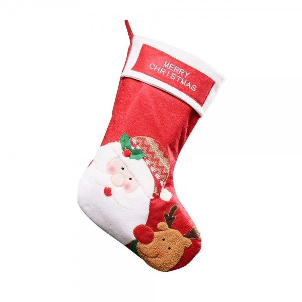 Shelly Christmas Stocking-3 Pcs Set of 18 Big Size Santa Snowman ...