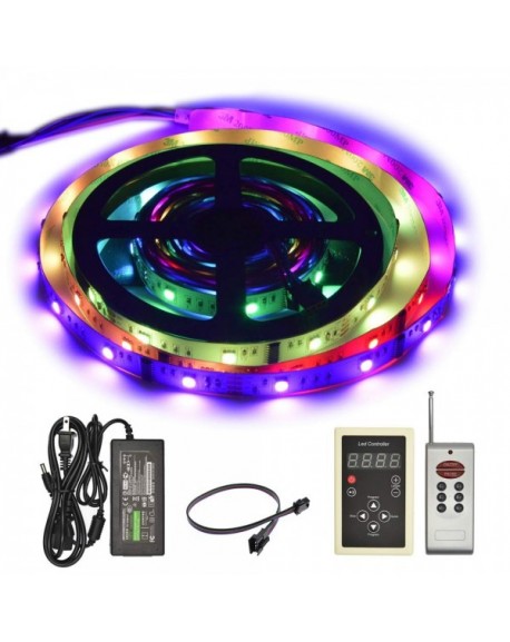 Ic Rgb Magic Dream Color Multicolors Led Strip Lights Full Set Strip Lights Remote Controller 