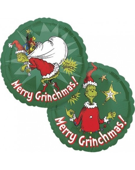 Dr. Seuss How the Grinch Stole Christmas Party Decoration Balloon ...