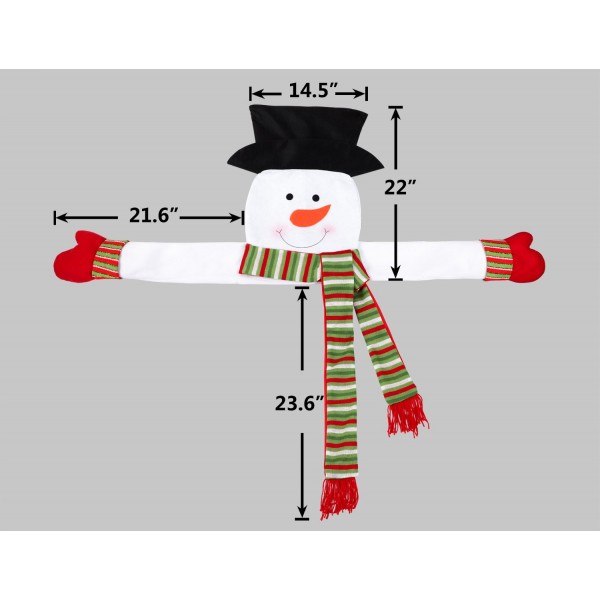 Christmas Tree Topper Snowman Hugger - Xmas/Holiday/Winter Wonderland ...