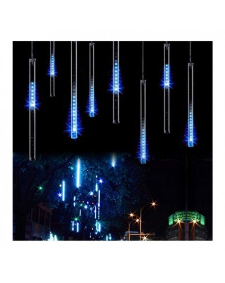 Waterproof Meteor Shower Rain Lights - 30cm 8 Tubes Drop ...