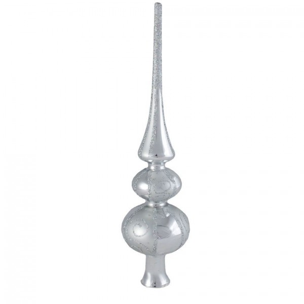 Pearls Glass Christmas Tree Topper