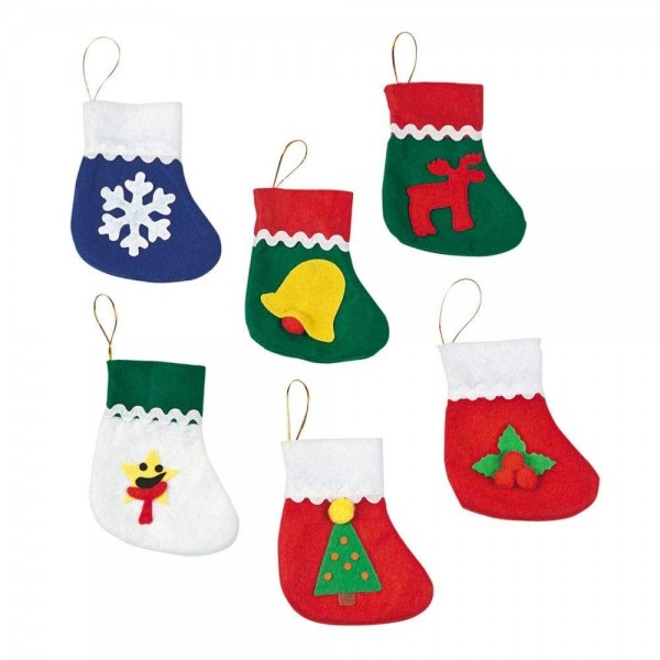 1 X Mini Holiday Stockings - Party Themes & Events & Christmas ...