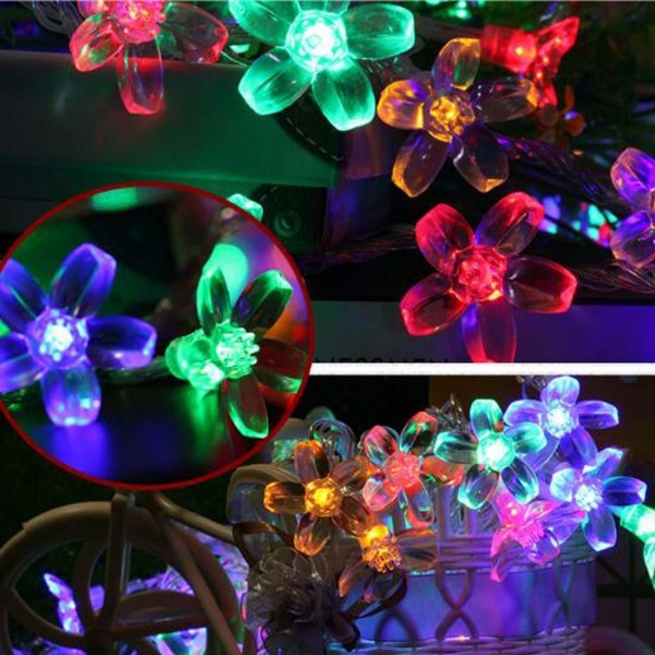 Rmote Battery Operated Cherry Blossoms String Lights 10M/32.8feet 80 ...