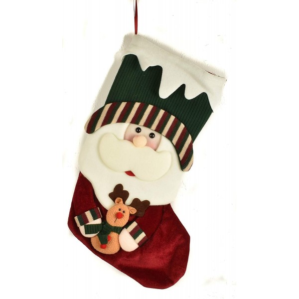 Christmas Stocking Classic Embroidered Holiday