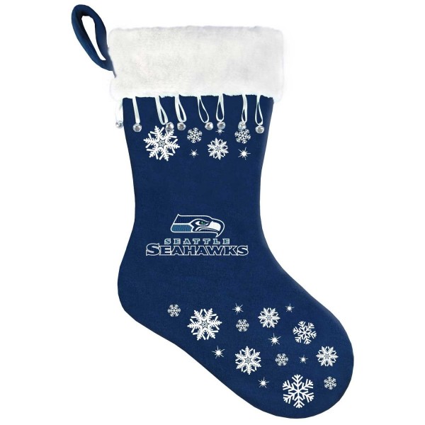 NFL Seattle Seahawks Snowflake Stocking