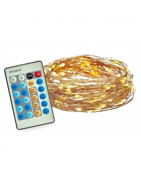 Dimmable Starry String Lights - 33 Ft - Copper Wire - Warm White ...