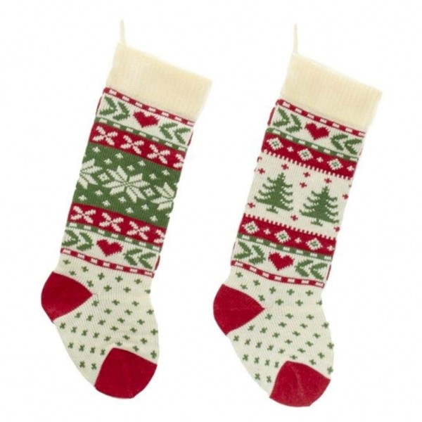 Kurt Adler Christmas Snowflake Stockings