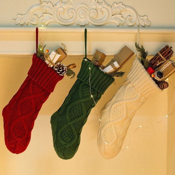 JBNEG Christmas Stockings woven Decorations