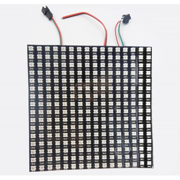 16x16 256 Pixels WS2812B 5050 RGB LED Panel - Individually addressable ...