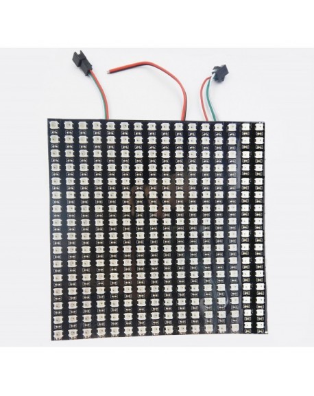 16x16 256 Pixels WS2812B 5050 RGB LED Panel - Individually addressable ...