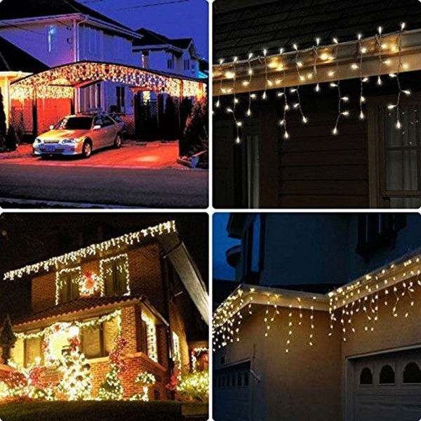 Window Curtain Icicle Lights-3x3m 448 LED Window Curtain Lights Led ...