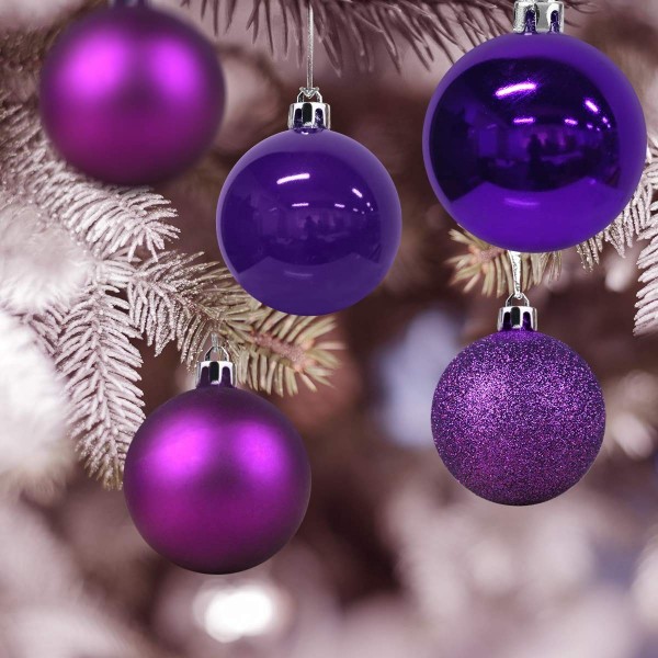 Christmas Balls Ornaments for Xmas Tree - Shatterproof Christmas Tree ...