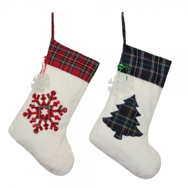 ERANLEE Christmas Stockings Decorative Fireplace