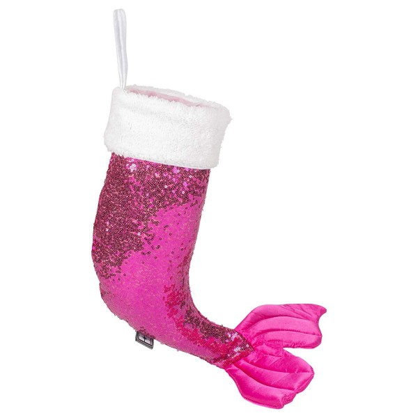 Inch Sparkly Mermaid Christmas Stocking