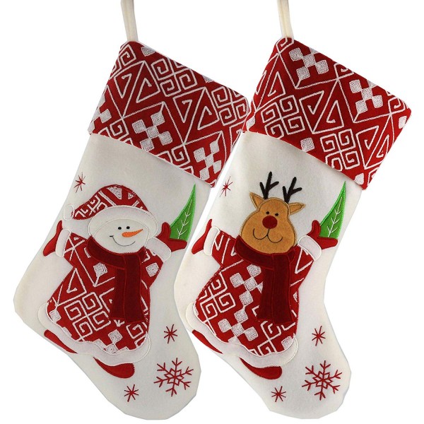 WEWILL Classic Christmas Stockings Character