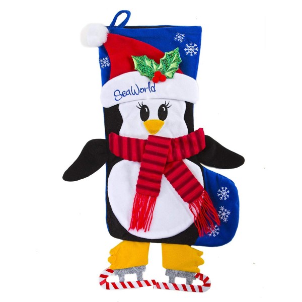 SeaWorld Skating Penguin Stocking