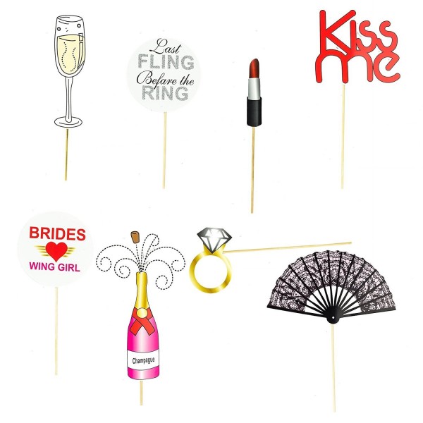 Bachelorette Party Photo Booth Props-Bride-To-Be Bridesmaid Girls Night ...
