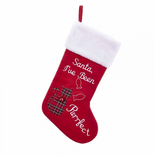 Kurt Adler 19 Inch Purrfect Stocking