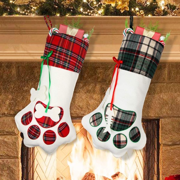 Aiduy Christmas Stocking Stockings Decorations