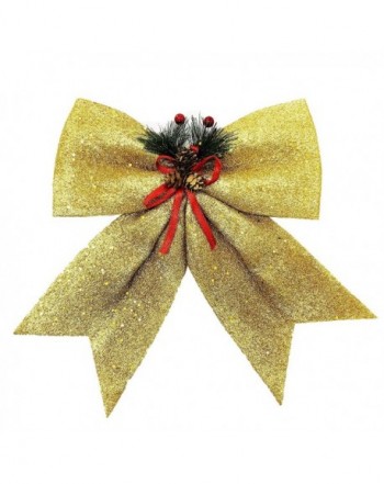 Christmas Decorative Bows for Wreath Garland Treetopper Christmas Tree ...