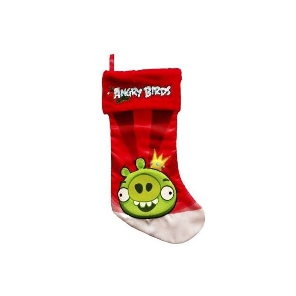 Angry Birds Green Christmas Stocking