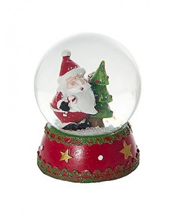 Father Christmas Snow Globe Christmas Decoration - CL12N9GVGBN