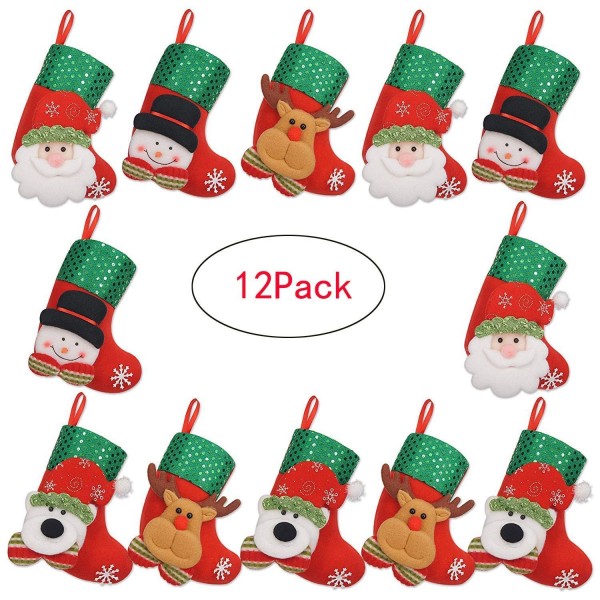 Chnaivy Christmas Stockings Decoration Decorating