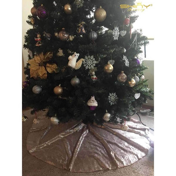 Champagne Christmas Tree Skirt 