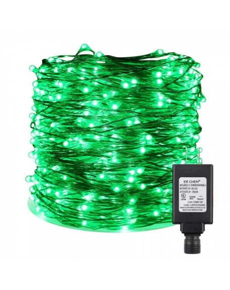 Fairy Lights Plug In - 164Ft/50M 500 LED Silver Coated Copper Wire ...