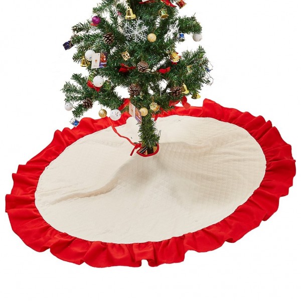 Christmas Tree Skirt, Burlap Christmas Tree Skirt, Tree Skirt