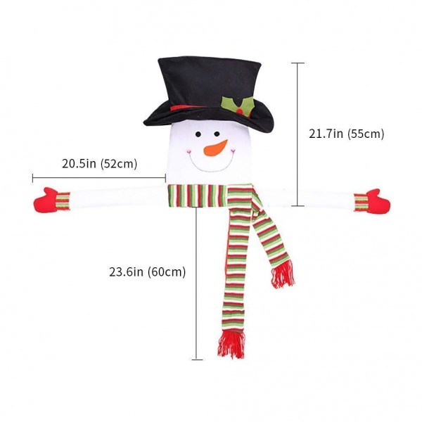 Christmas Tree Topper - Cute Snowman Top Hat Hugger Winter Wonderland ...