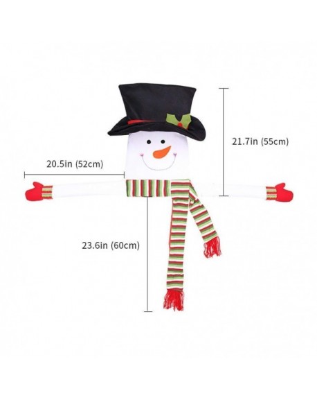 Christmas Tree Topper - Cute Snowman Top Hat Hugger Winter Wonderland ...