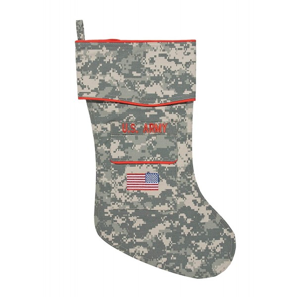 Army Christmas Stocking ACU Fabric