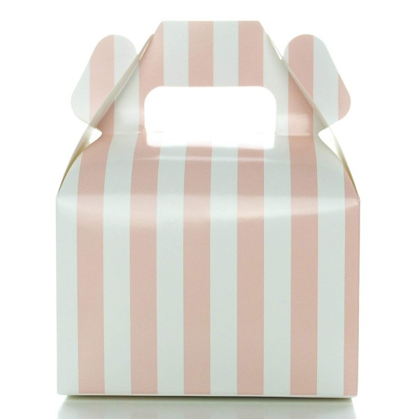 Candy Boxes - Light Pink Design Trio Party Favors (36 Pack) - Striped ...