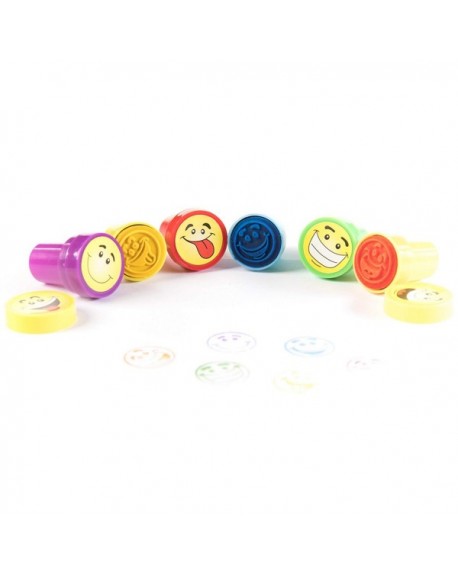 Emoji Smiley Face Stamps 24 Pieces Birthday Supplies Bag Accessories ...