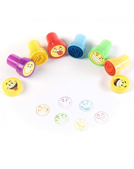 Emoji Smiley Face Stamps 24 Pieces Birthday Supplies Bag Accessories ...